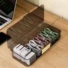 Plastic Cable Storage Box with Lid Charger Organizer New Data Line Box  Desktop Management