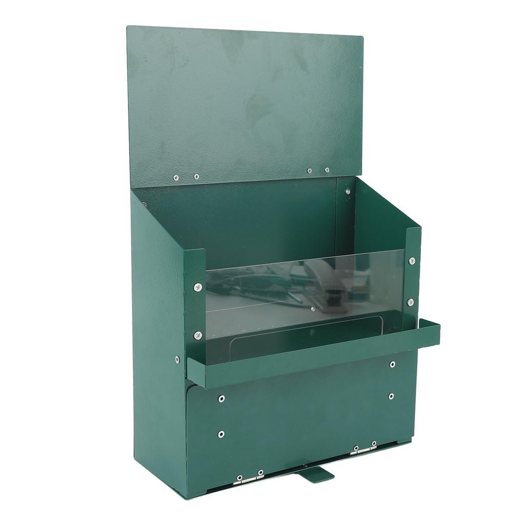 Металлическая кормушка для белок с прозрачной акриловой пластиной, стол для пикника для питомцев, собранный кормовой ящик для уличного сада