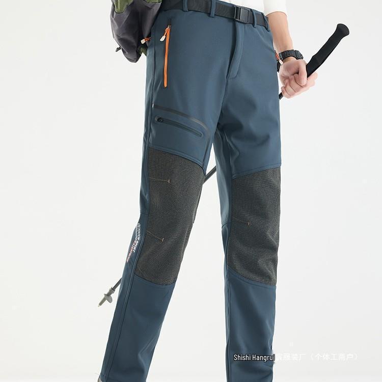 Men's & Women's Quick-Dry Fleece-Lined Stretch Hiking Pants - Windproof, Breathable, Autumn Sportswear