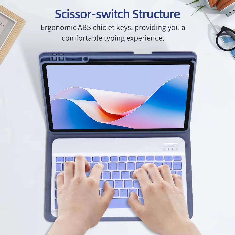 Keyboard Case Mouse for HONOR Pad X9A X9 Pro ELN2-W09/AL00/W00/L09 11.5inch Tablet Wireless Keyboards Cover Built in Pen Holder