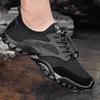 Модные мужские сетчатые дышащие кроссовки для хайкинга и активного отдыха, альпинистская платформа, нескользящие, летние мужские повседневные кроссовки, быстросохнущая обувь 2025