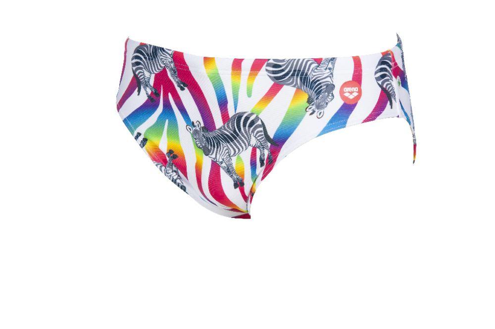 Arena Stroje Pływackie Men's Crazy Zebras Brief Provenza Multi 002908/850 D8