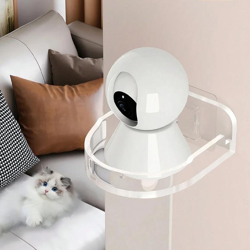 1/2/3 шт. прочный держатель для камеры видеонаблюдения без сверления, экономящий место, настенное крепление, универсальные плавающие полки, самоклеящийся монитор