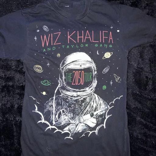 Футболка Wiz Khalifa И Taylor Gang тур 2050 IL347 Унисекс