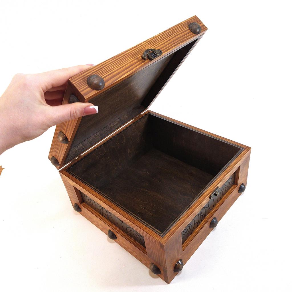 Ящик с крышкой World of Warcraft Орда 24,5x24,5x14 cm Дерево Лак