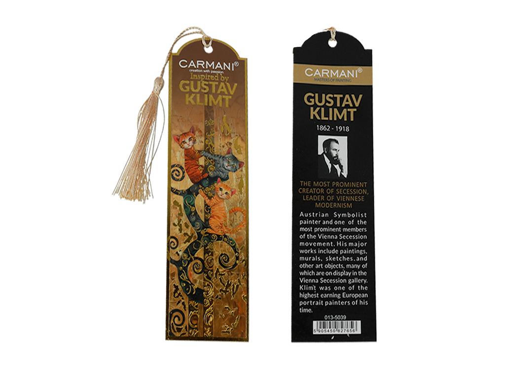 Set of 12 Bookmarks Painting Gustav Klimt Mix of Patterns Gift