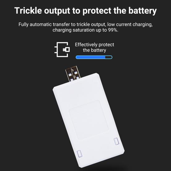 Зарядное устройство Безопасная быстрая зарядка со светодиодным индикатором 3 слота USB Адаптер для зарядки аккумуляторной батареи типа AA/AAA для радио