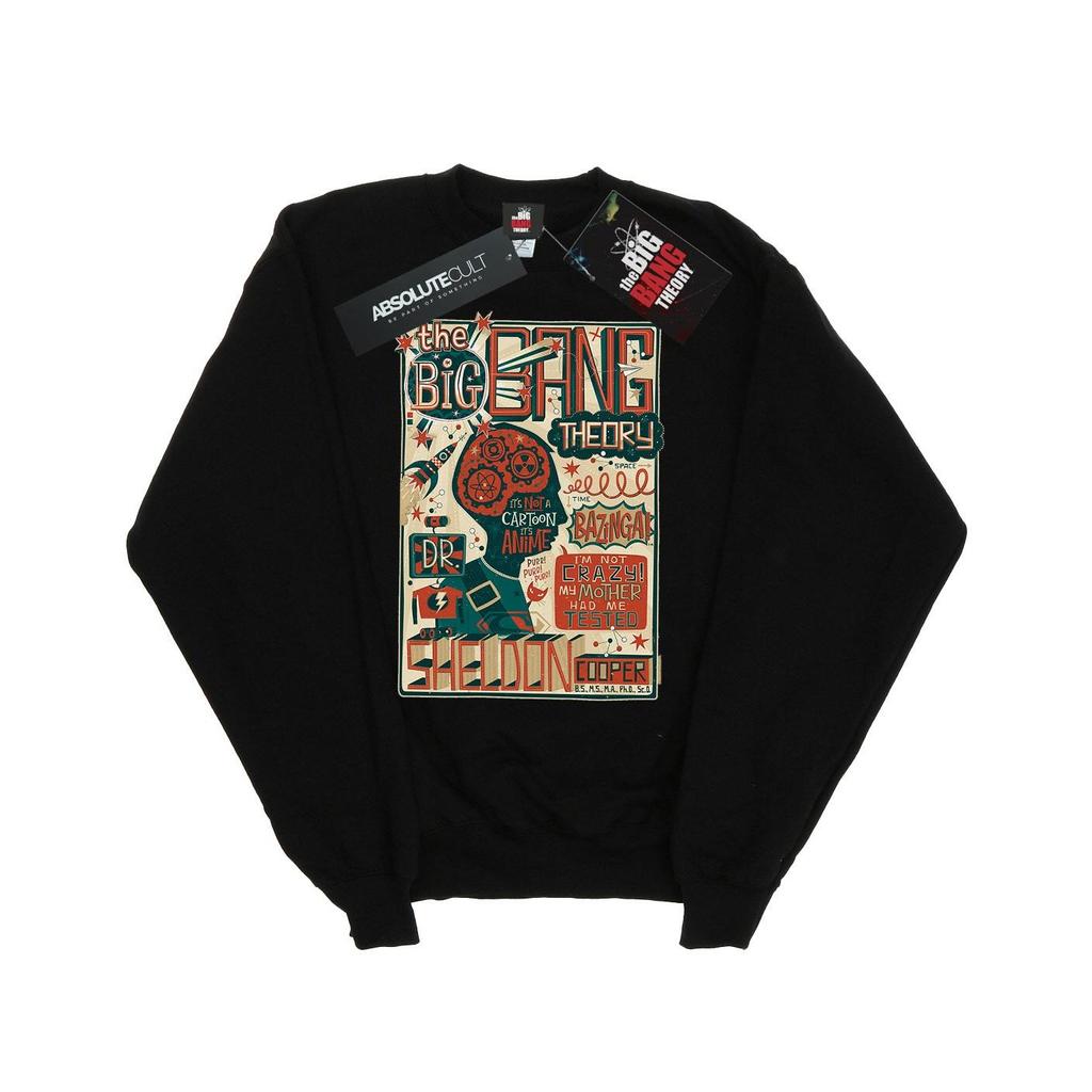 Big Bang Theory Girls Infographic Poster Sweatshirt