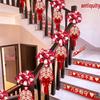 Wedding Stair Decoration Set: Creative Escalator Flowers & Ribbons for Handrails