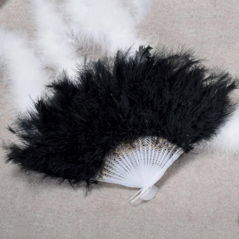 Веер из перьев складной пух ручной работы двухсторонний веер для танцев на свадьбу вечеринка подиум реквизит аксессуары украшение дома