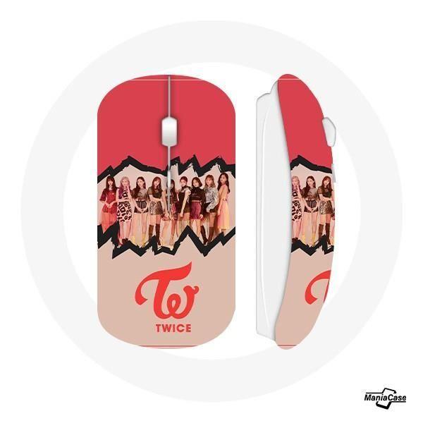 Беспроводная мышь - MANIACASE - TWICE - Красный - WiFi USB-ключ - Совместима с Mac и ПК