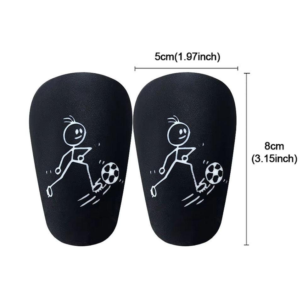 Loogdeel Mini Shin Pads Износостойкие амортизирующие щитки для голени для тренировок по футболу Футбольные тренировочные щитки для голени