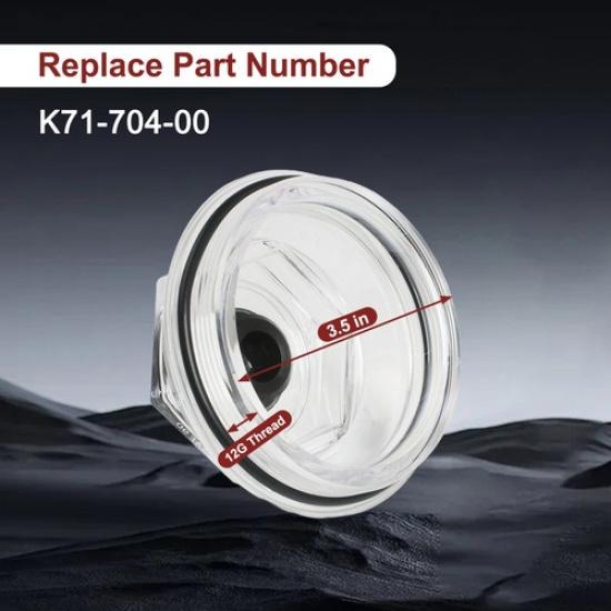 4x 3.5-Inch 12-Thread Trailer Axle Oil Bath Dust Caps for Dexter 9K 10K Hubs