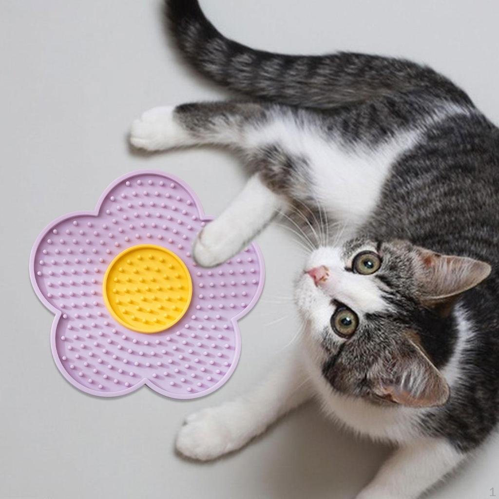 Dog And Cat Lick Mat with Suction Cups, Puppy Bowl, Peanut Butter Pad, Mat, Slow Feeder