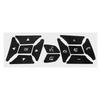 1set Button Repair Decals Stickers Black For Mercedes Steering Wheel Interior Stickers For Left-hand Drive Vehicles