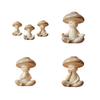 Zen Meditation Mushroom Sculpture Resin Mushroom Figurine for Living Room Home Office Desk Patio Garden Decor