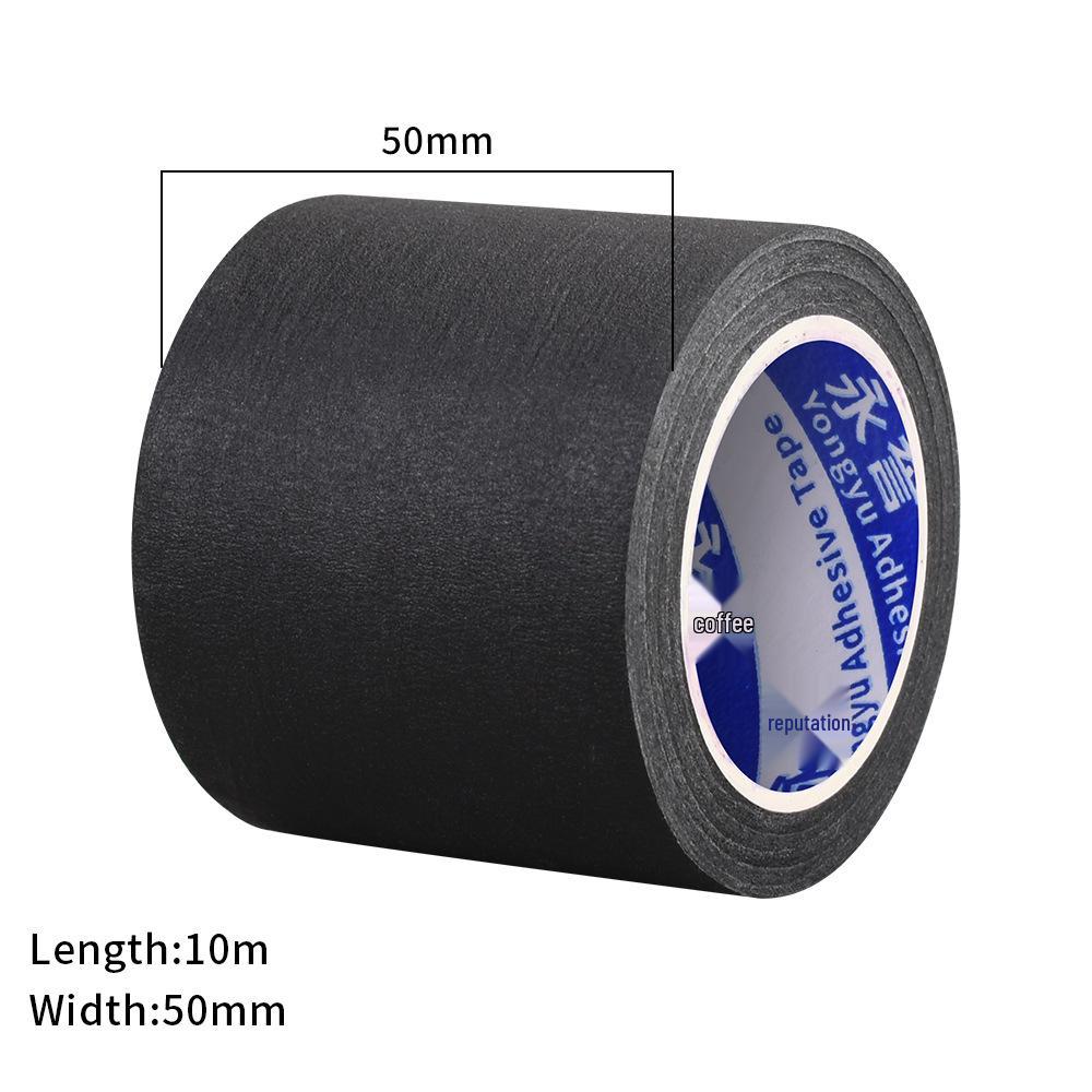 Черная креп-бумажная лента с высокой адгезией для детской ручной живописи и маскирования