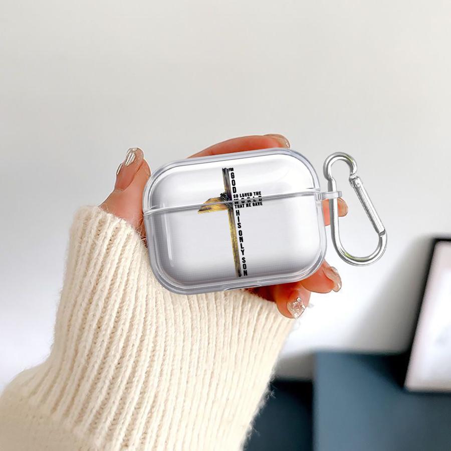 Прозрачные чехлы для наушников Чехол для Airpods Pro3 3 Pro 1 Pro2 2 4 Молящийся Мир На Кресте