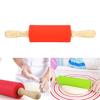 Silicone Rolling Pin Non-stick Surface Meets Human Design Handle Dough Making Baking Kitchen Tools Perfect Gift for Bakers