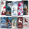 Чехол с рождественским принтом для Samsung A51 A71 A21S A12 A11 A15 A25 A31 A41 A32 A23 A33 A53 A73 A03S A05S A13 5G A72