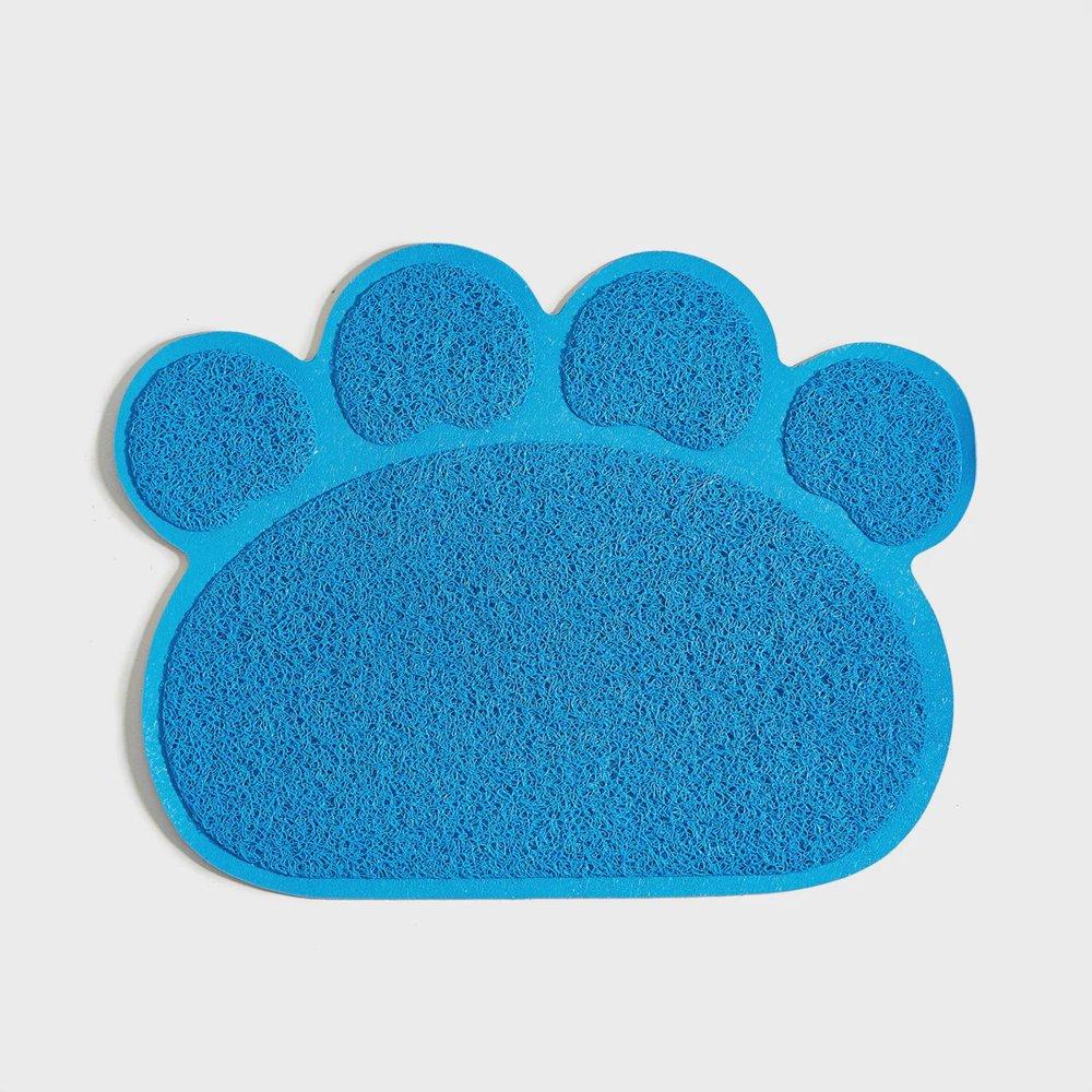 High Resilience Fiber Cat Litter Trapping Mat Waterproof Non-slip Pet Feeding Pad for Small Dogs Cats Accessories