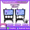 Для Peugeot 3008 2009-2015 с кнопкой Android автомобильный радиоприемник мультимедийный плеер навигация стерео GPS 2 Din Carplay 2 + 32 ГБ
