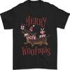Merry Woofmas Funny Xmas Dog Mens T-Shirt 100% Cotton