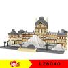 LZ8040 Miniature Diamond Small Particle Louvre Model Series Puzzle Decompression Building Block Toys