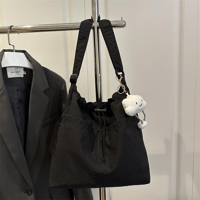 Японская повседневная большая сумка женская 2025 новая мода сумка-шоппер на плечо для мамы большой вместимости сумка-тоут сумка для поездок на занятия