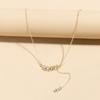 Alloy Pendant Jewelry High-end Wheat Ear Tassel Adjustable Necklace Female Leaf Collarbone Chain