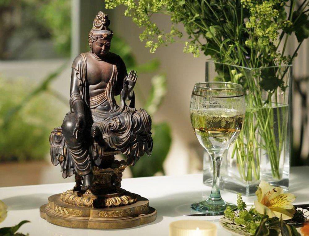 Ismu Standard Nyoirin Kannon Buddha Statue Figure Polystone