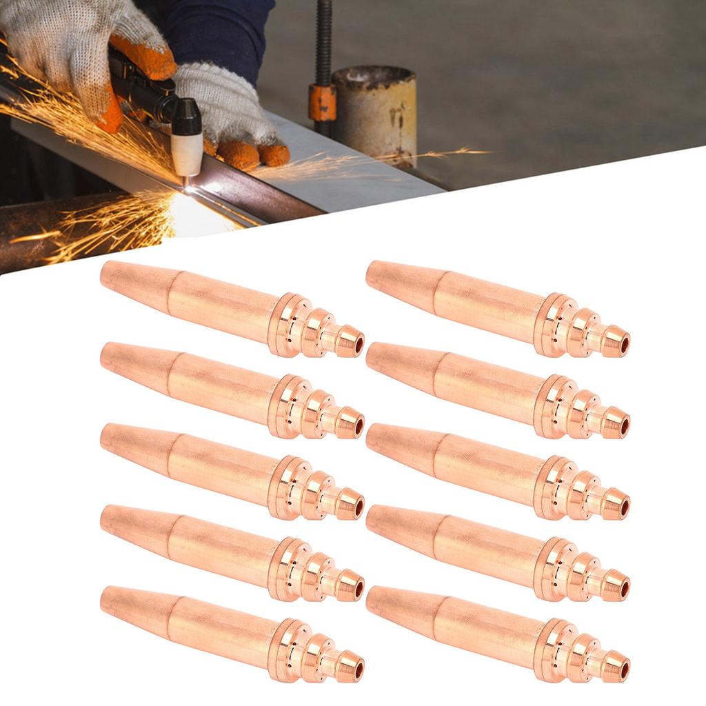 10 шт. сменных сопел для резки пропаном, наконечник газовой горелки 30~50 мм