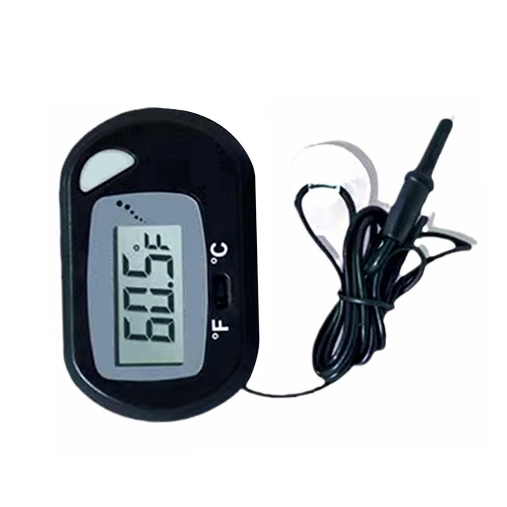 Цифровой аквариумный термометр с водонепроницаемым ЖК-дисплеем, термометр для рептилий и рыб с зондом для Wat