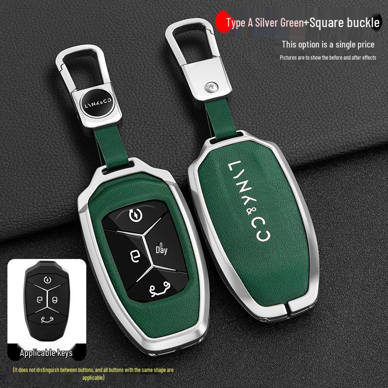 Lynk&Co Car Key Case: Metal Shell for Models 01, 02, 03 - Unisex Key Holder