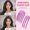 Пушистые корни волос клип высокий череп топ артефакт челка накладки для волос инструменты шпилька клип корни бесшовные волосы череп высокий кудрявый стиль
