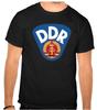 Футболка черная с логотипом герба ГДР Осси -1264-