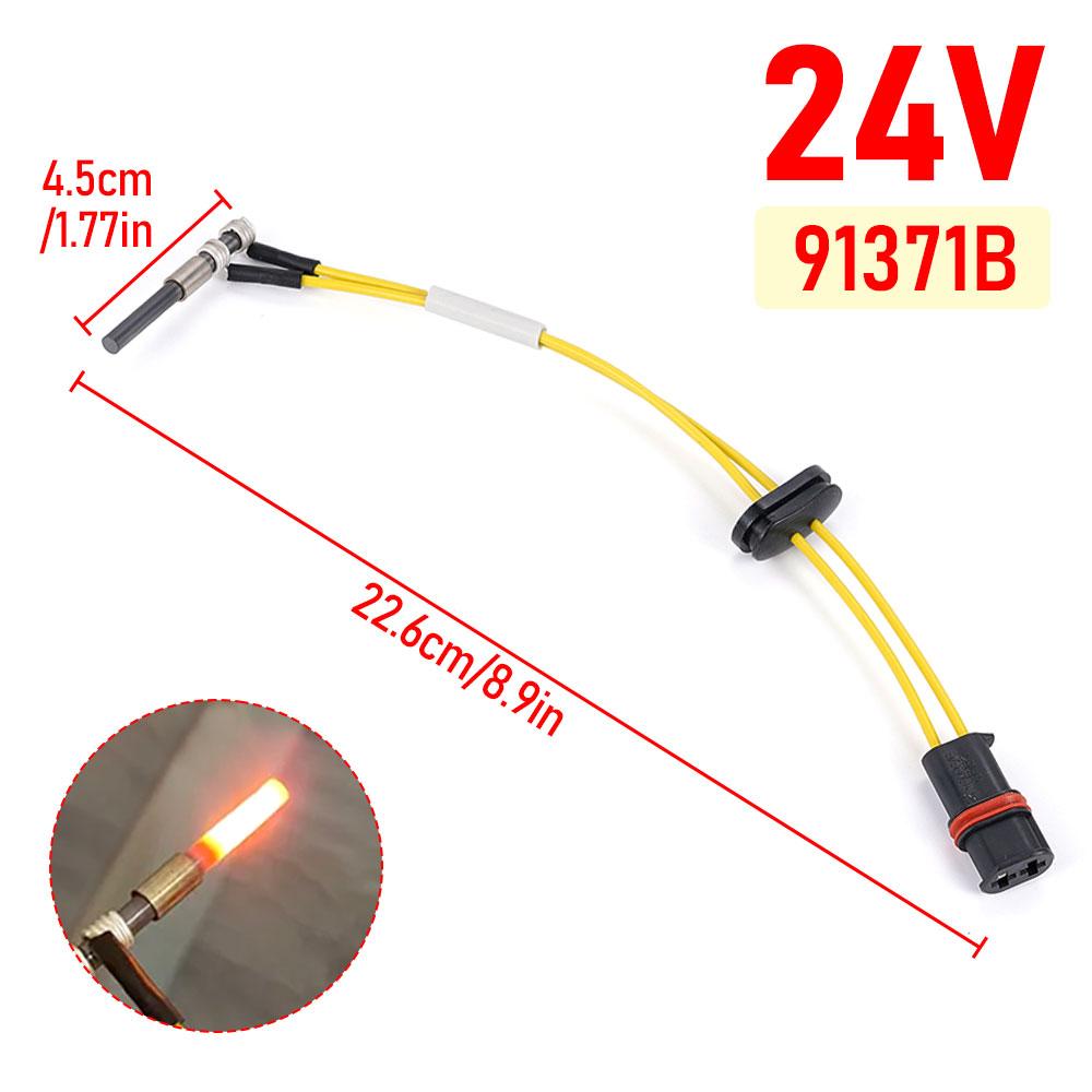 12 В 24 В для Webasto Air Top 3500 5000 автомобильный дизельный стояночный обогреватель керамическая свеча накаливания 9 1370B / 91371B дизельные стояночные обогреватели