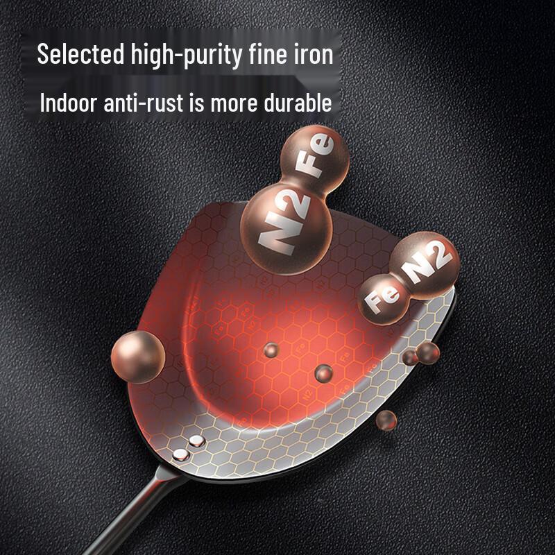 Chui Da Huang Rosewood Handle Iron Soup Ladle