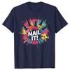Футболки с графикой Nail Master Техник Красота Нейл-арт Художник Женщины Мужчины Забавные Футболки Графическая Футболка Маникюрный Салон Топы