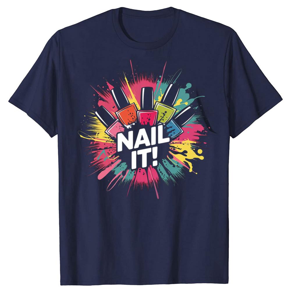 Футболки с графикой Nail Master Техник Красота Нейл-арт Художник Женщины Мужчины Забавные Футболки Графическая Футболка Маникюрный Салон Топы