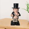 Подставка для салфеток в форме джентльмена, декоративная, функциональная, держатель для туалетной бумаги, скульптура для хранения и демонстрации, полимерная смола, садовое украшение
