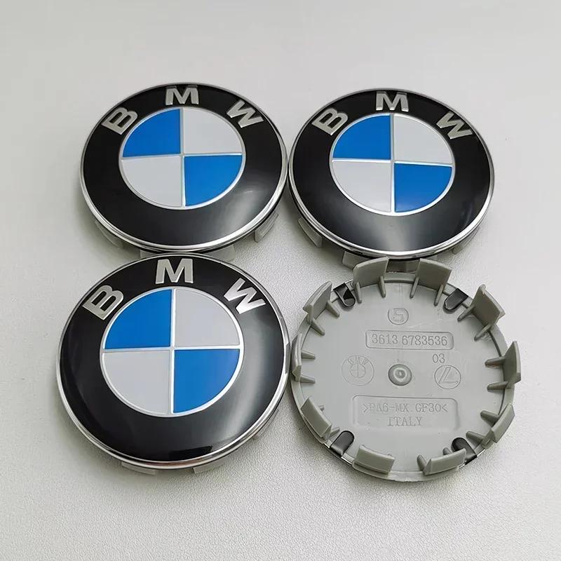 Для BMW Новые 2025 Для BMW M X1 X3 X5 X6 X7 1 3 4 5 6 7 Серии E36 E39 E46 E60 E90 4 шт. 68 мм 56 мм Автомобильный Чехол Центральные Колпачки Ступицы Колес