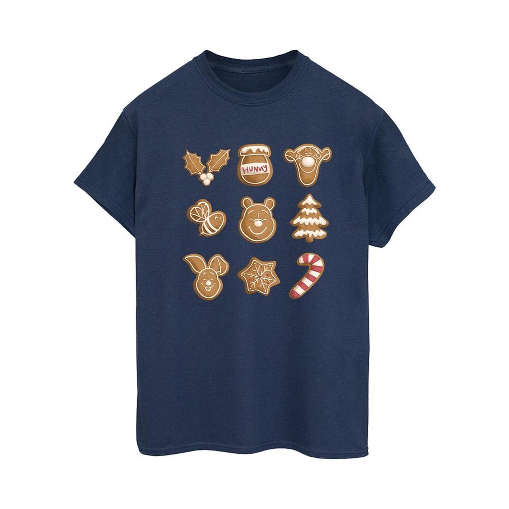 Winnie the Pooh Womens/Ladies Gingerbread Cotton Boyfriend T-Shirt