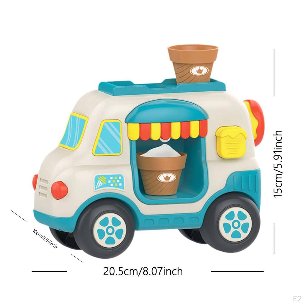 Bubble Machine Bath Toys Ice Cream Foam Tub Maker Interactive Play Shower for Girls