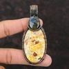 Подвеска Birds Eye Jasper, подвеска из медной проволоки, подвеска ручной работы из лабрадорита, красивое медное ювелирное изделие, подарок на годовщину, подвеска из драгоценного камня