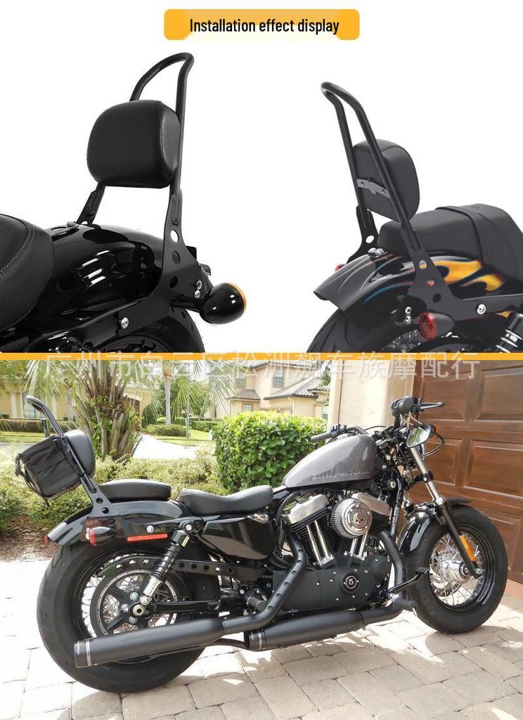 Съемная задняя спинка и багажник для мотоцикла Harley XL883/1200/48/72