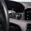For Porsche Taycan -2024 Soft Carbon Fiber Car Dashboard Gear Adjustment Switch Cover Trim Sticker Interior Car Accessories