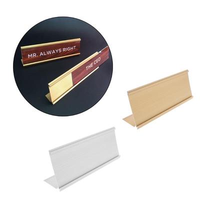 Золотая табличка из алюминиевого сплава с именем для офиса и школы 9x24 см