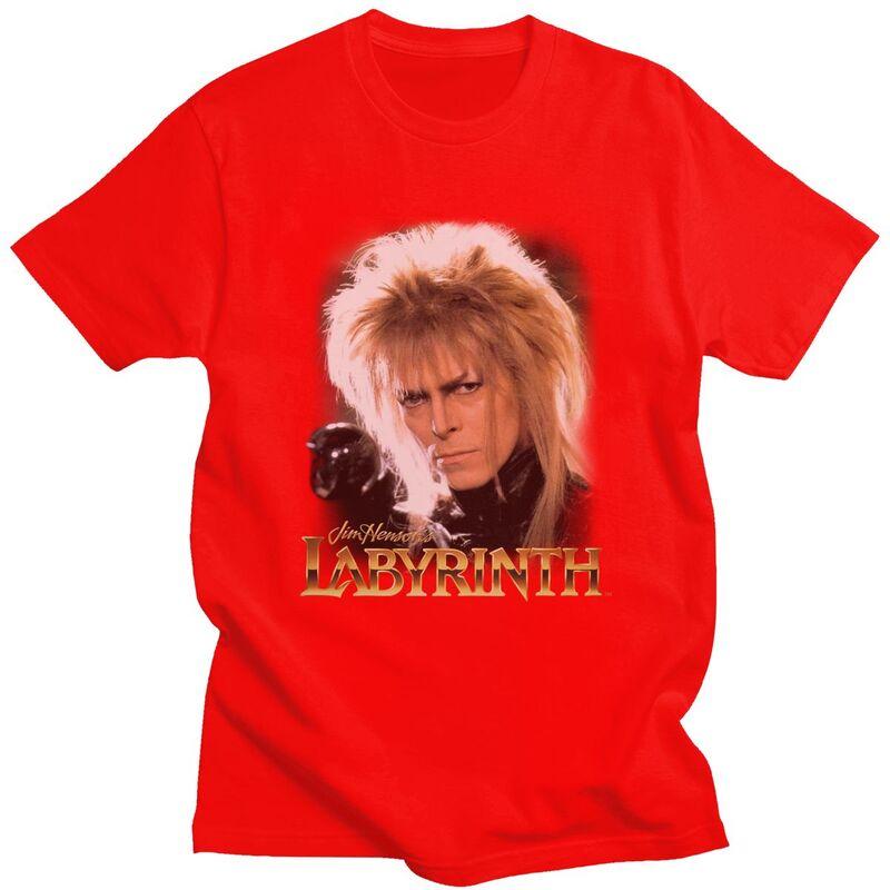 Custom Fantasy Film Labyrinth T Shirt Unisex Pure Cotton T-shirt Casual Jareth The Goblin King Tees Fashion Tshirts