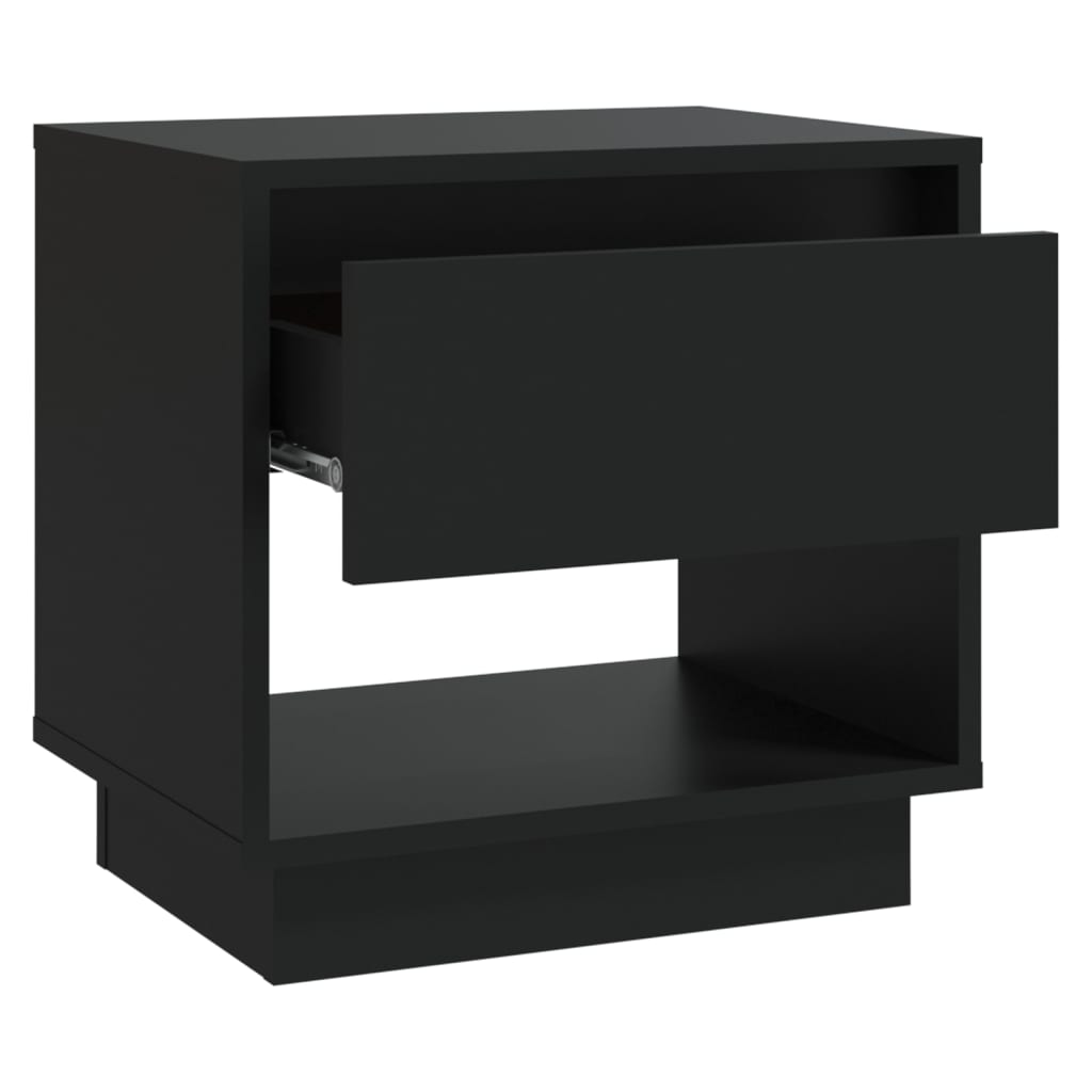 Nightstand Black 45 x 34 x 44 cm Particleboard